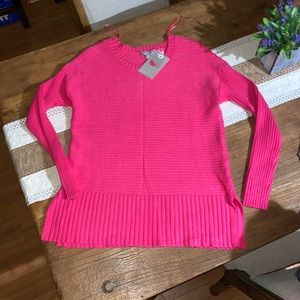 Evolution By Cyrus Women Pink Pullover Sweater M
